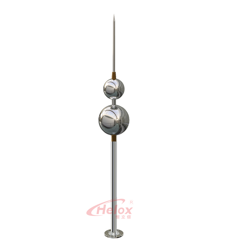 双球型不锈钢避雷针（1米-6米）